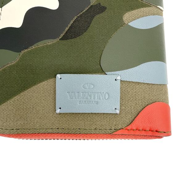 VALENTINO GARAVANI Camouflage Zip Wallet - Picture 5 of 8
